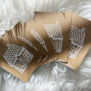 “Gingerbread house” Christ cards